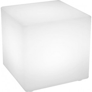 Lampa ogrodowa kostka Cubic LED RGBW 50x50cm biała Step Into Design