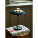 Stepp LED dark green dimmable table lamp HaloDesign