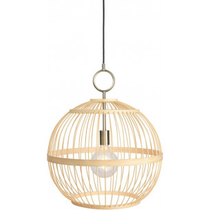 Stockholm Nordic Edition 50cm wooden sphere pendant lamp HaloDesign