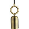 Stockholm brass socket/cord for bulbs HaloDesign