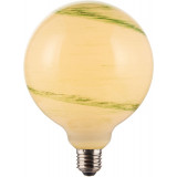 Stockholm LED E27 7W 2700K marble&amp;green dimmable bulb HaloDesign