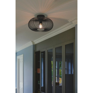 Beroni 40cm black wire ceiling lamp Nordlux