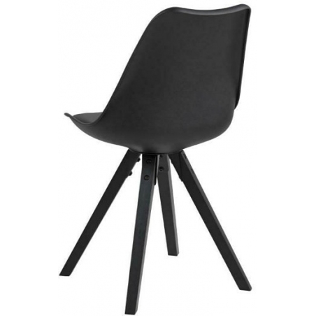 Dima black scandinavian cushion chair Actona