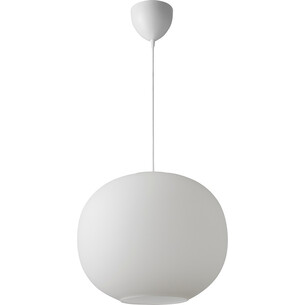 Lampa wisząca szklana kula Navone 40cm opal DFTP 2