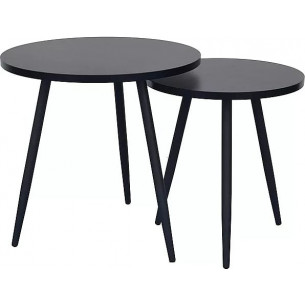 Functional and practical set of coffee tables Cleo is a universal design.