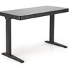 Biurko z funkcją regulacji wysokości i usb B52 120x60cm czarne Halmar