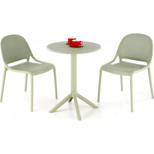 Calvo 60cm mint outdoor table made of plastic Halmar