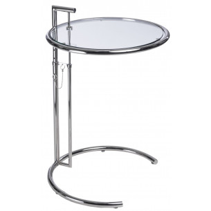 Eileen 51 chrome glass side table D2.Design