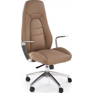 Darwin cappuccino faux leather office chair Halmar