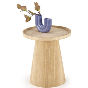 Stolik boczny z tacą Editta 45cm naturalny Halmar 2