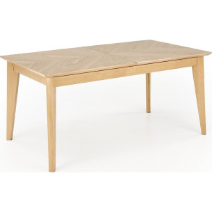 Edmondo 160-240x90cm natural oak extendable dining table Halmar