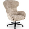 Franco beige upholstered relaxing armchair Halmar