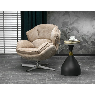 Fotel wypoczynkowy obrotowy Guido beżowy Halmar 2