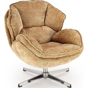 Guido mustard swivel relaxing armchair Halmar