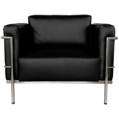 Grande Soft LC black leather armchair D2.Design