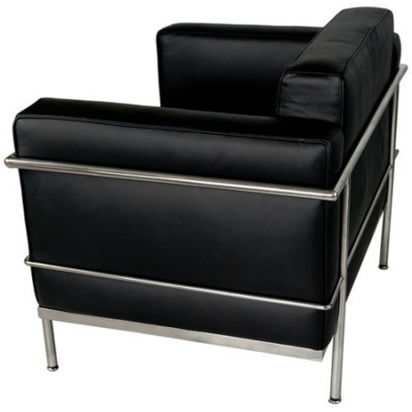 Grande Soft LC black leather armchair D2.Design