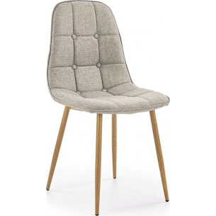 K316 beige quilted upholstered chair Halmar