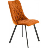 K450 cinnamon velvet quilted chair Halmar