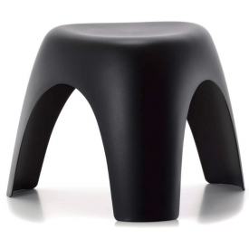 Fant black plastic stool D2.Design