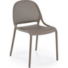 K532 khaki perforated plastic chair Halmar