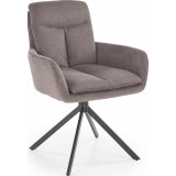 K536 grey swivel comfy chair Halmar