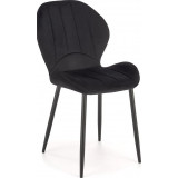 K538 black velvet chair Halmar