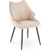 K543 beige upholstered chair Halmar