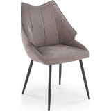 K543 grey upholstered chair Halmar