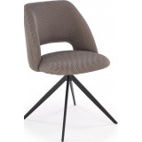 K546 grey swivel chair with a hole the backrest Halmar
