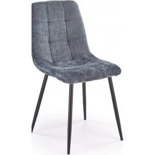 K547 grey upholstered quilted chair Halmar