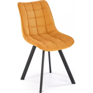 K549 mustard quilted chair Halmar