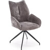 K553 grey swivel chair Halmar