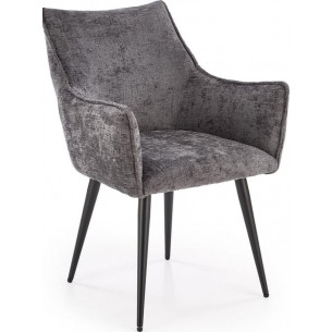 K559 grey upholstered chair Halmar