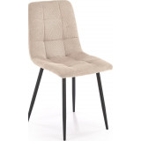 K560 beige upholstered quilted chair Halmar