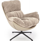 Lobster beige designer relaxing armchair Halmar