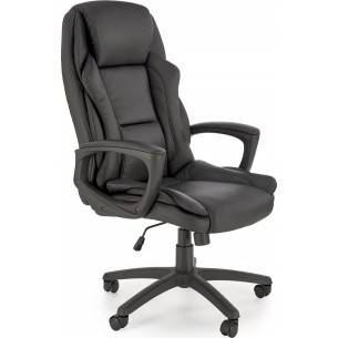 Mario black eco-leather office armchair Halmar