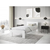 Matilda 90x200 white classic single bed Halmar