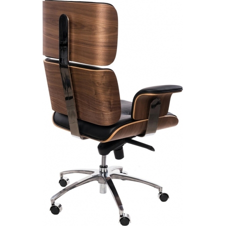 VIP black leather office armchair D2.Design