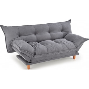 Pillow 190cm grey upholstered sofa bed Halmar