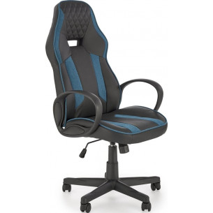 Ragnar black&amp;blue computer chair Halmar