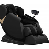 Solaria black relaxation armchair with massage and heating function Halmar