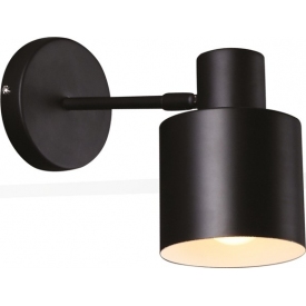 Black black industrial wall lamp MaxLight