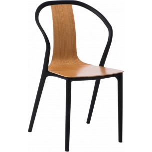 Bella Wood black designer wooden chair D2.Design