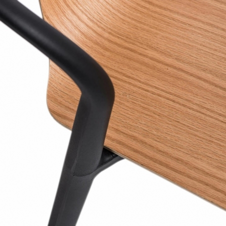 Bella Wood black designer wooden chair D2.Design