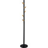W66 black&amp;natural loft freestanding coat rack Halmar
