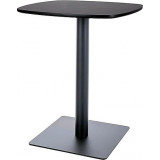 Bt001 60x60cm h76cm black bar table with one leg Signal