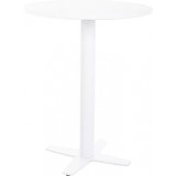 Bt002 60x60cm h76cm white bar table with one leg Signal