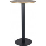 Bt005 60cm h105cm oak aristan&amp;black round bar table Signal
