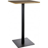Bt006 60x60cm h105cm oak aristan&amp;black square bar table Signal
