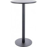 Pub 60cm h105cm black round bar table on one leg Signal